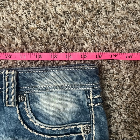 Miss Me Blue Signature Skirt - Sz 27 - Picture 6 of 7